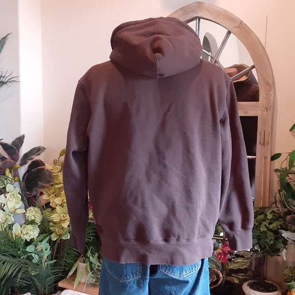 DICKIES Script Embroidered Full Zip Hvy Fleece Lined Hooded Jacket Size Large - Picture 3 of 10